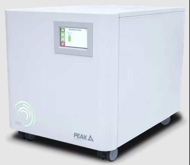 מחולל חנקן לייצור חנקן טהור, דגם Solaris 1010A תוצרת Peak Scientific, סקוטלנד.